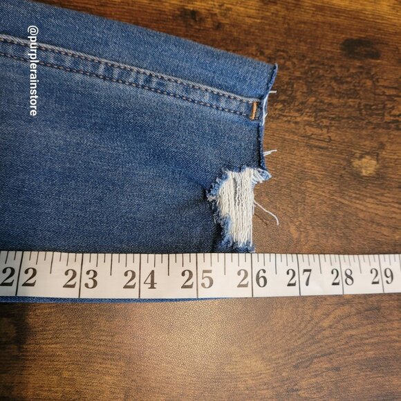 Madewell Jeans Sz 26 Jegging 10" High Rise Tummy Control Medium Light Wash AA618 - Picture 11 of 13